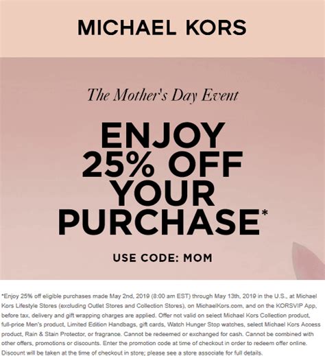 chaussure michael kors promo|Michael Kors first order promo code.